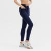 DECATHLON DOMYOS Comfortable Breathable Elasticated Fake Two Sports Pants Women's Navy Blue