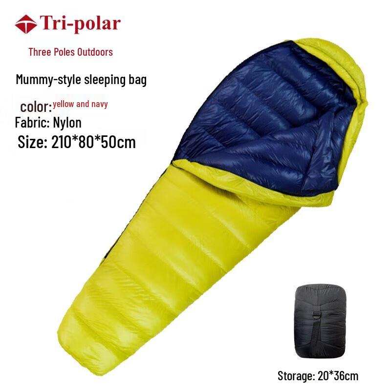 Tri-polar Adult Mummy Sleeping Bag