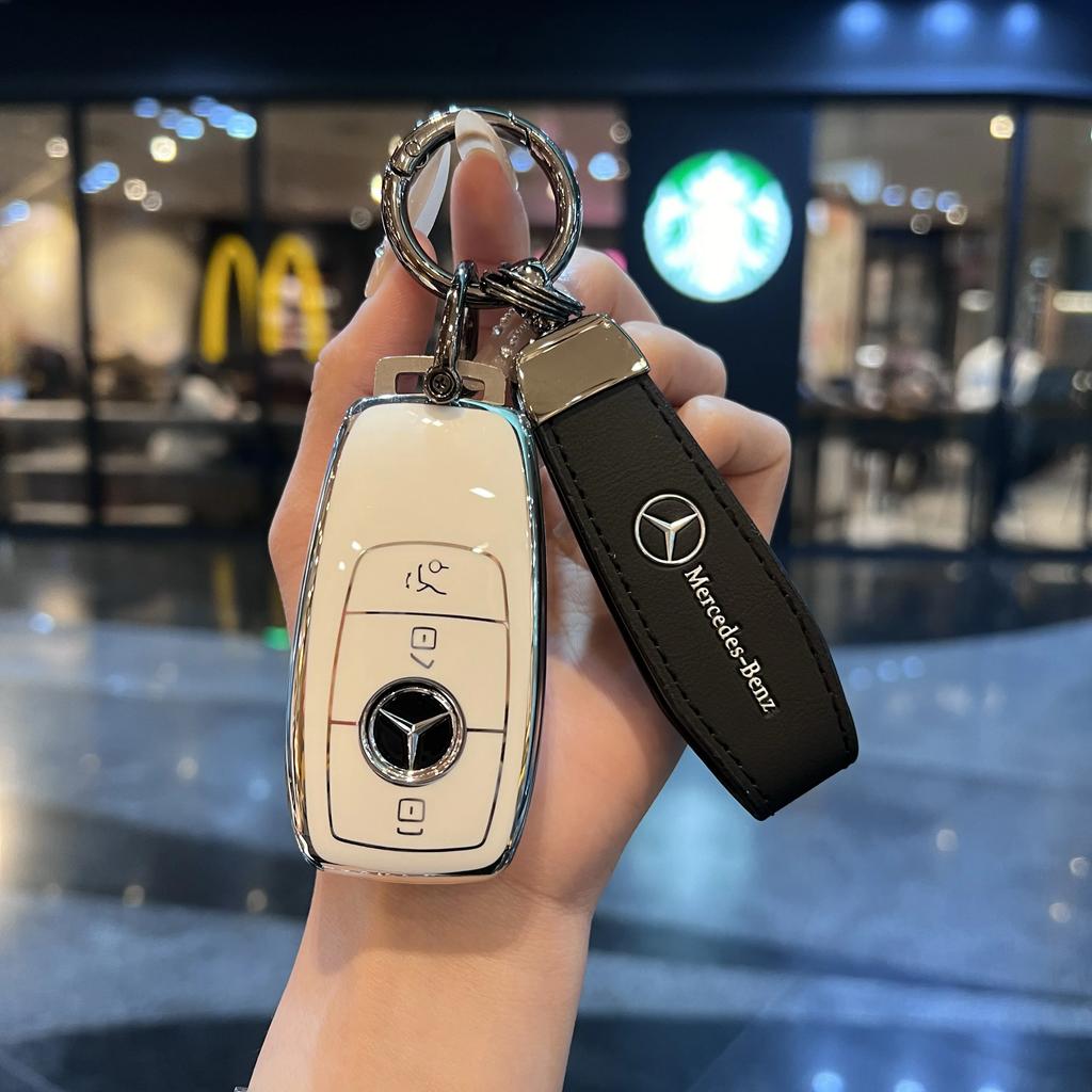 TPU Shell For Mercedes Benz A C E S G Class GLC CLE CLA GLB GLS W177 W205 W213 W222 X167 AMG Car Remote Key Case Cover PF1