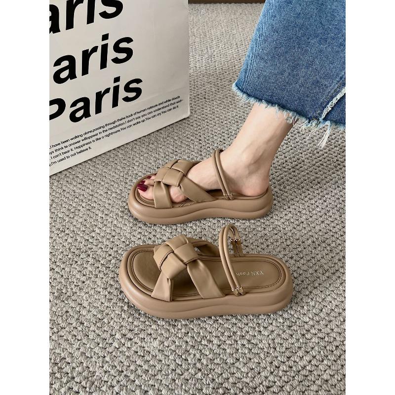 Two Slippers for Women To Wear, Summer New Style Fashion with Skirt, Beautiful Platform Sandals
