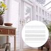 85Pcs Plantation Shutter Tilt-Rod Louvers for Staples Shutter Repair Pins Plantation Shutters Washers Repair Kit Easy To