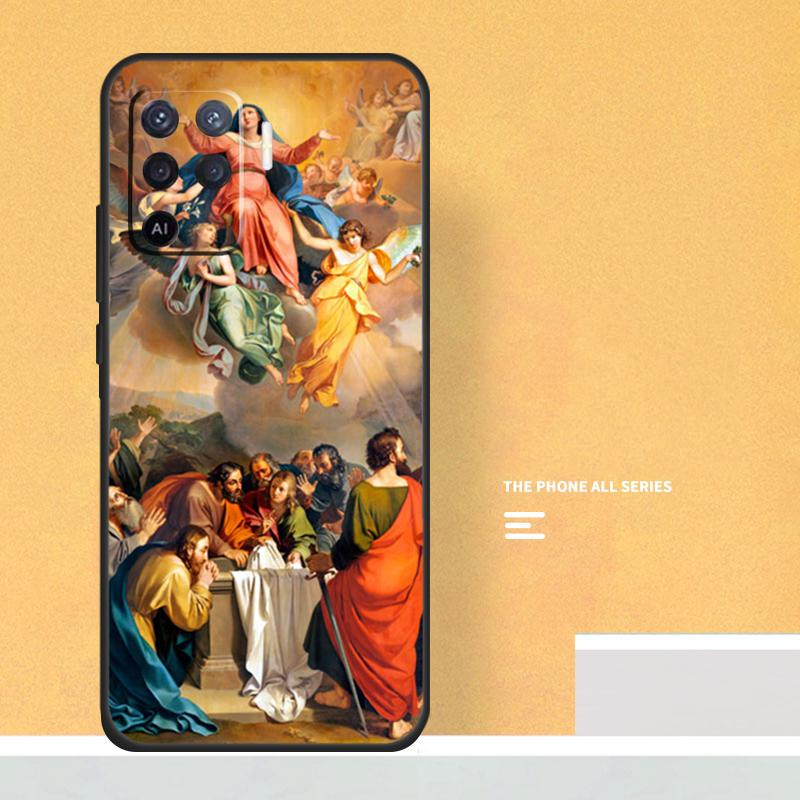 Virgin Mary of Hope Catholic Religious Art Case For Oppo A18 A38 A58 A78 A98 A5 Pro A54 A74 A94 A17 A57 A80 A60 A40 A16 A76 A96