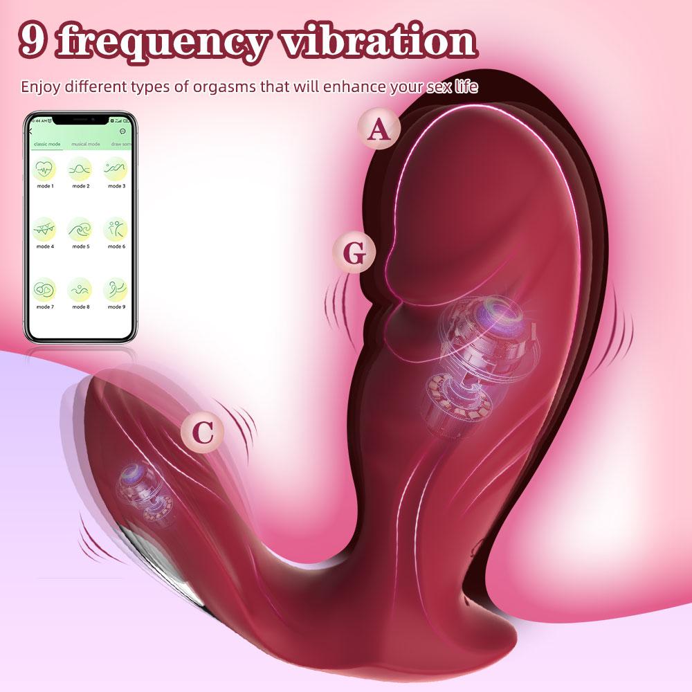Wireless APP Wearable Dildo Vibrator Clitoris Stimulator for Women G-Spot Massager Vibrating Female Anal Butt Plug Adult Sex Toy