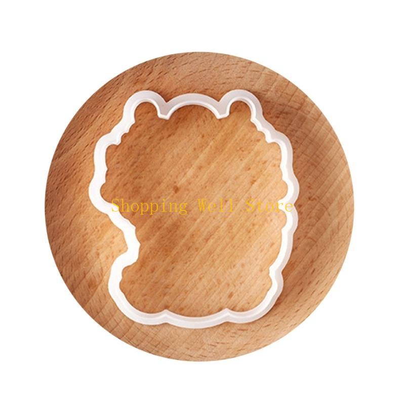 KX4B Fondant Molds Cookie Cutters Dragon Themed Cookie Moulds Chinese New Year Must Have Bakeware Tool Plastic Material