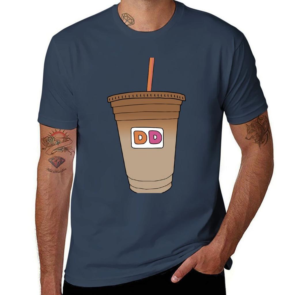 Dunkin Donuts Iced Coffee Tshirt Unisexs Graphic T Shirts Tshirt