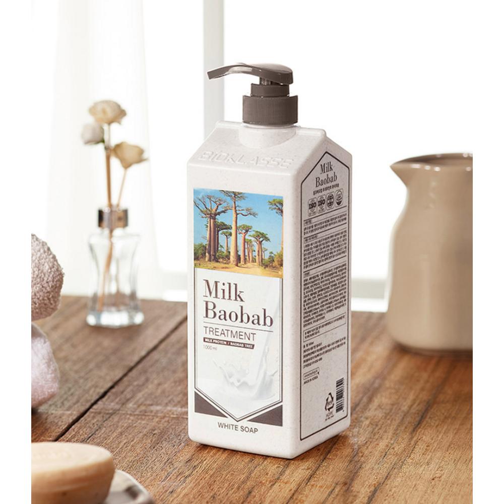 Milk Baobab Treatment White Soap Fragrance, 1L, 2 Units