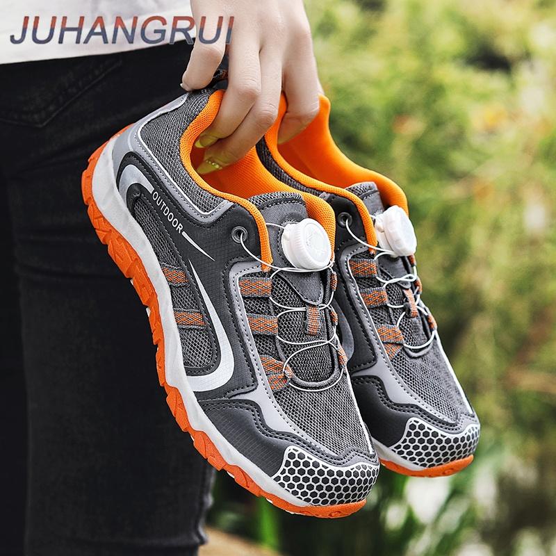 Women‘s Breathable Hiking Shoes Anti-slip Trekking Sneakers Hunting Mesh Rotating Buckle Outdoor Casual Women's Shoes Trainers