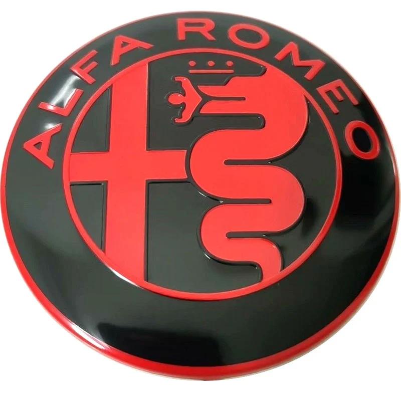 AAACK1 Car Stickers For Alfa Romeo 50pcs 74mm Alfa Romeo 3D Metal Sticker For Auto Hood Front Grille Rear Trunk Middle Emblem Badge Log