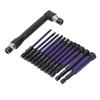 13PCS Set Hex Ball Bit Set 1/4  Alloy Steel Ball End Hex  Screwdriver Drill Bit