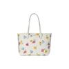 New Kate Spade Artificial Leather Tote Bag, Shopping Bag, Handbag, Shoulder Bag Medium Women's Cream White KB293-250