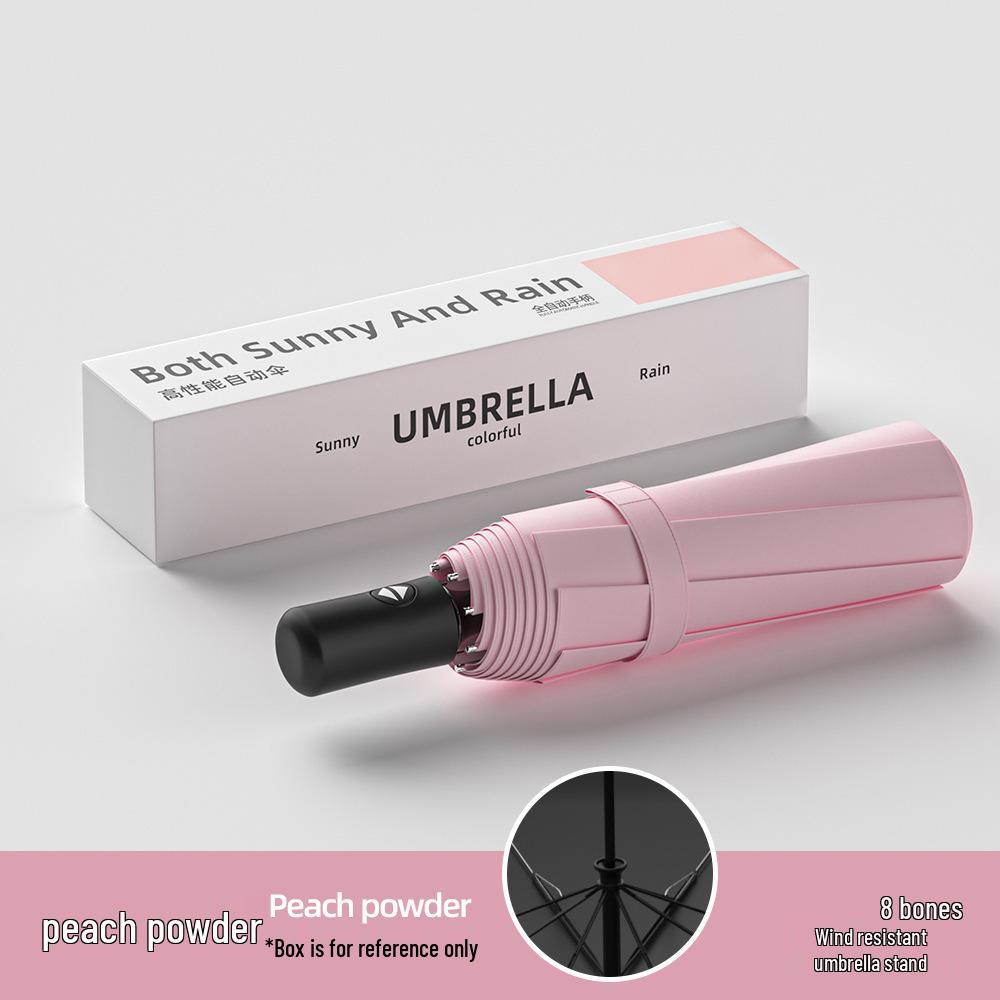 Fully Automatic Dual-Use Sun and Rain Folding Umbrella with Anti-Ultraviolet Sun Protection