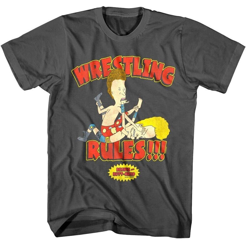 Beavis and Butthead Wrestling Rules Men T Shirt S