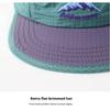 Outdoor Quick-Dry UV Protection Color Block Baseball Cap Lightweight Breathable Sun Hat Short Brim Practical Unisex Design