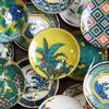 Waza no Kura Stylish Kutani ware small Yoshidaya ceramic serving branded Japanese - plates, masterpieces, plates, Man'nen'o plates, plates, tableware.