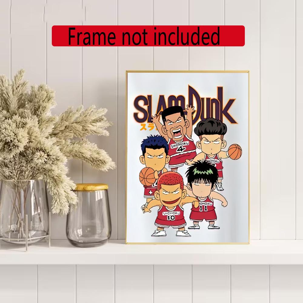 Slam Dunk Chibi 5D Diy Diamond Painting Round Diamond Mosaic Suitable For Beginners Diamond Painting Rhinestones Gift Frameless
