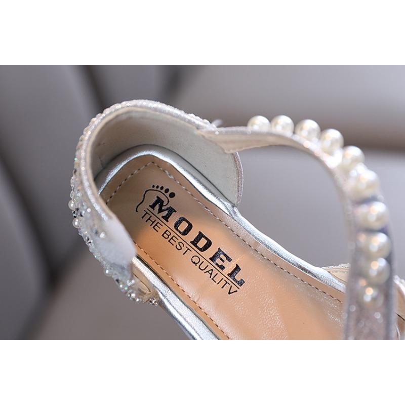 Summer New Korean-style Girls' Princess Student Girls' Single Shoes Leather Shoes Bow Small/medium/large Children's Trendy