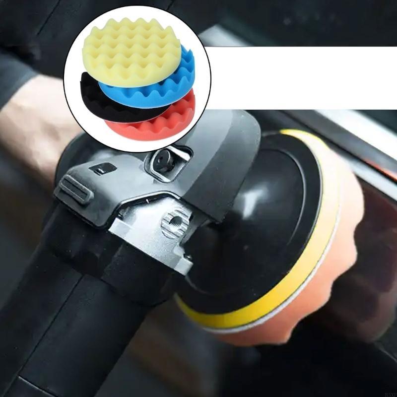 2025 New 4Pcs 6inch Buffing Polishing Sponge Pads For Car Polisher Buffer