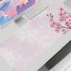 Extra Large D Gaming Mouse Pad with Cute Sakura Blossom Floral Design Ideal for Desk  Office Setup