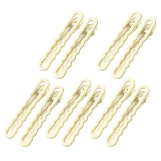 10 st Hårnålar för Kvinnor Breda Platta Halkfria Design Luggar Upplocksningar Halvuppsatta Hårstilar Hårklämmor Portabla Godisfärgade Håraccessoarer