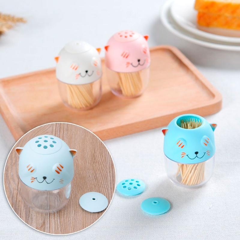 

Держатель для зубочисток с мультяшным котом, банка для специй, коробка для приправ, органайзер для выбора фруктов и фруктов