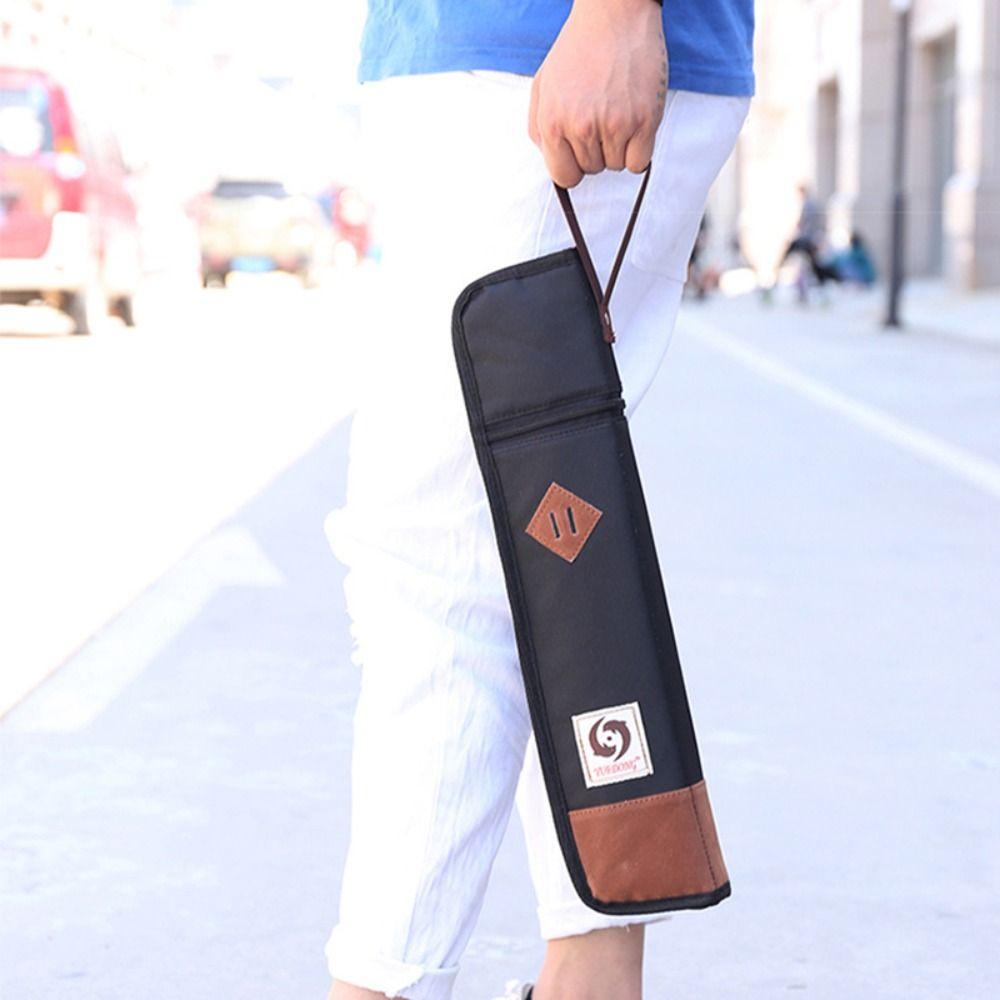 Durability Add Cotton Drumstick Storage Pouch Portable Waterproof Drum Sticks Bags Large Capacity Drum Stick Holder