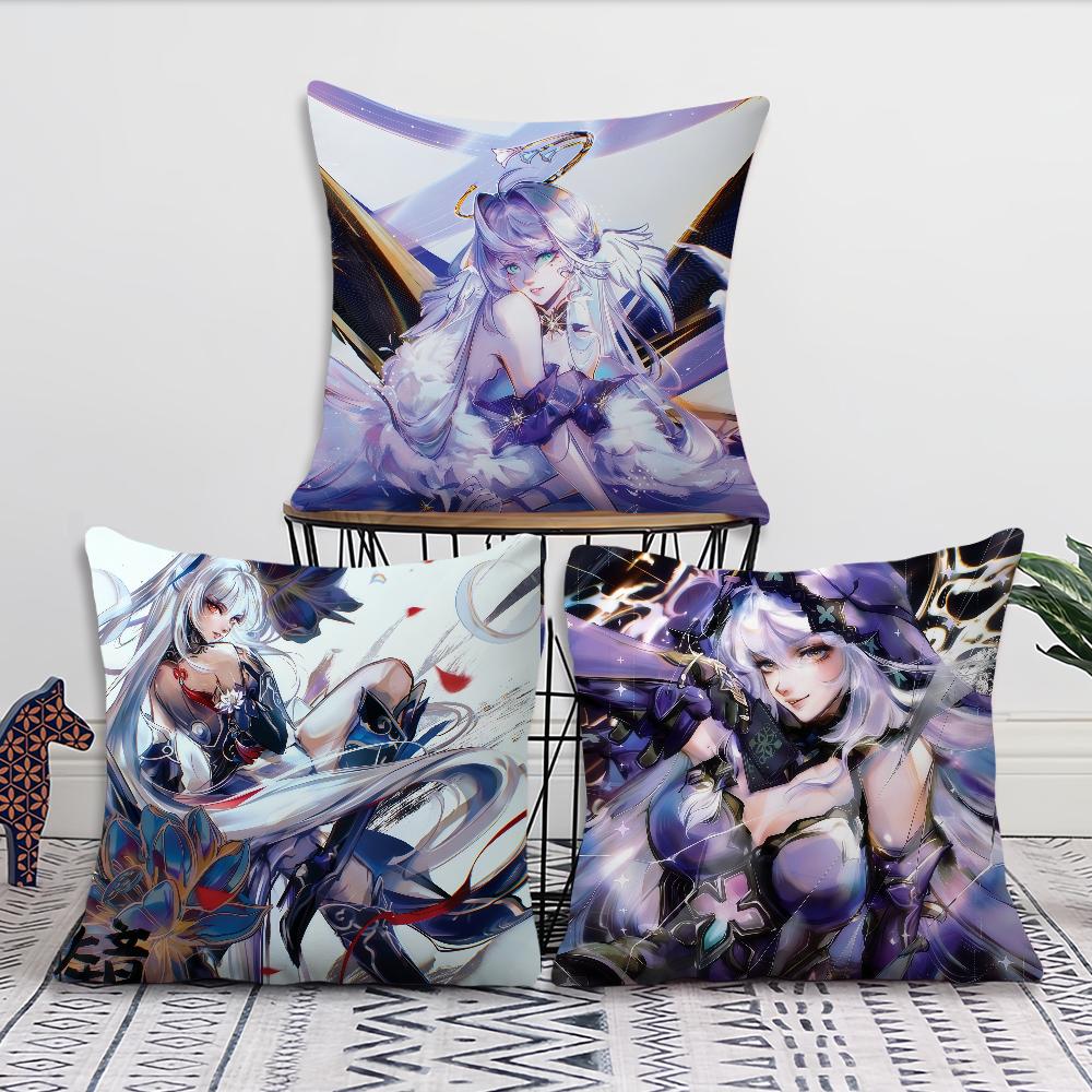 Game Honkai Star Rail a cushion cover Pillow Cover Decoration Room Home Sofa living Office Car Nordic Simplicity