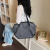 Women's Large Underarm Bag Striped Shoulder Tote Bag