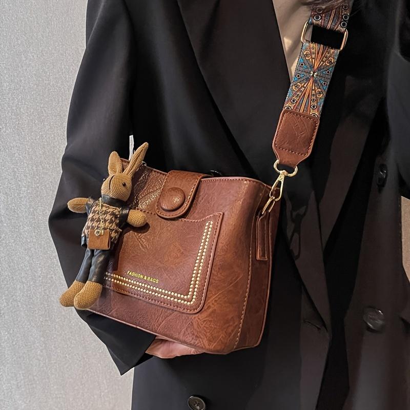 Classic Easy Bucket Purse, Single Shoulder Bag, Women'S Versatile Small Bag for Office, Women'S Shoulder Handbags