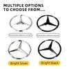 Autoaufkleber Für Mercedes Benz Für Mercedes Benz C177 CLA Baujahr 14-19 3D ABS Silber/Schwarz Auto Heck Kofferraum Emblem Abzeichen Aufkleber
