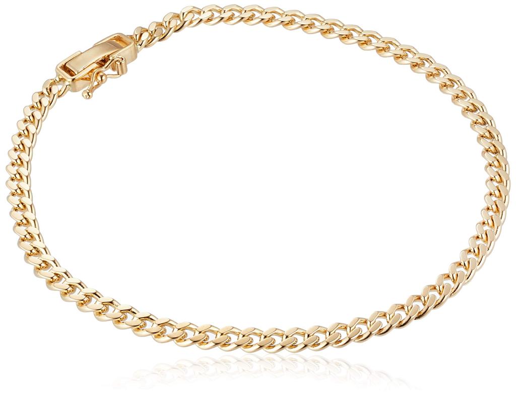 MJP 18K Single Kihei Bracelet Made in Japan [MJP] 2-sided 2C7.2G18CMBL