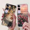 For Vivo V40 Lite 5G IDN Case V2417 Clear Cute Cat Fashion Butterfly Love Painted Soft Phone Case For Vivo V40 Lite 4G IDN Cover