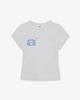 Eiieii Dot Small Letter Tee [Light Gray]