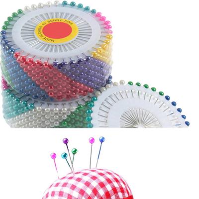 40 ropa bonita sastres broche de pera aguja accesorios de costura aguja recta de perla