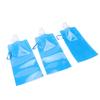 Collapsible Water Bottle Multifunction BPA Free PE Soft Water Bottle for Outdoor Travel Camping 700ml Blue