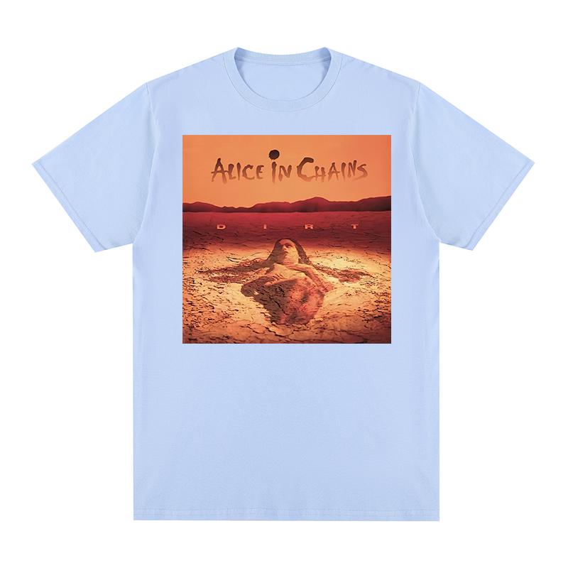 ALICE IN CHAINS Vintage tshirt Black Dirt Album Cotton Unisex T shirt New TEE TSHIRT Womens tops