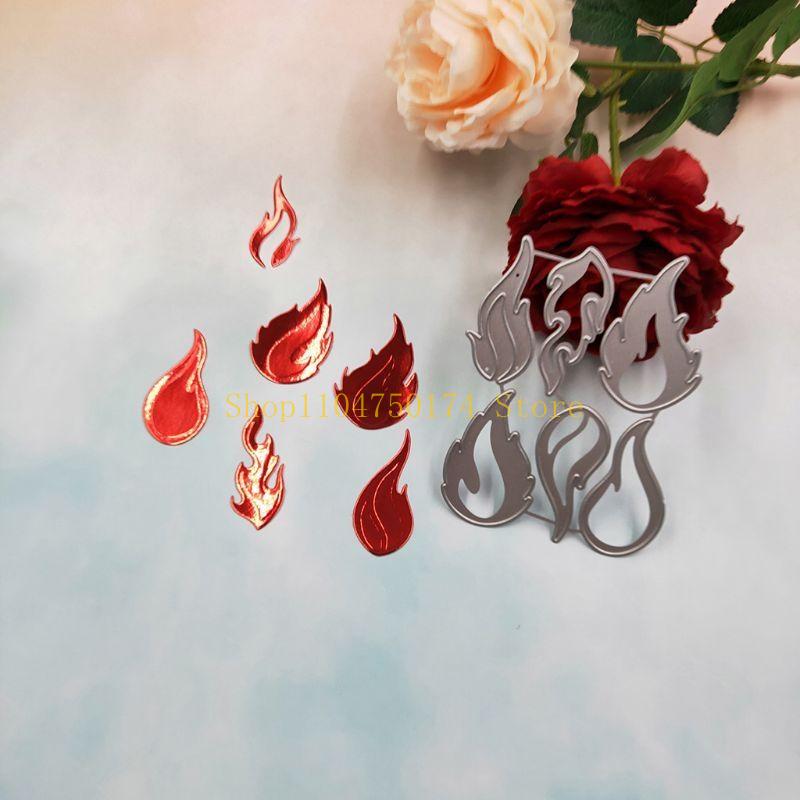 Carbon Steel Flame Suit Cutting Die Embossing Stencil Template Mold DIY Paper A top sale
