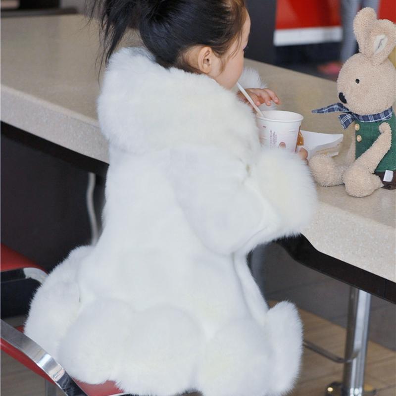 Winter Mädchen Kinder Boutique Mantel Verdicken Pelz Herbst Baumwolle Warm Pelz