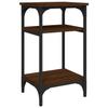 VidaXL Side Table Brown Oak 35x30x60 Cm Engineered Wood 825806