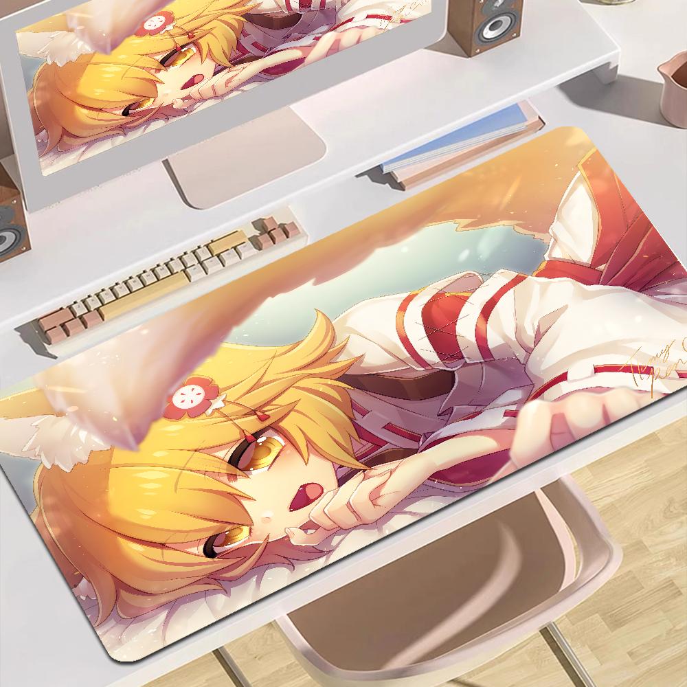 The Helpful Fox Senko-san Fashion Gamer Speed Mice Retail Small Rubber Mousepad Size For Keyboards Mat Boyfriend Gift