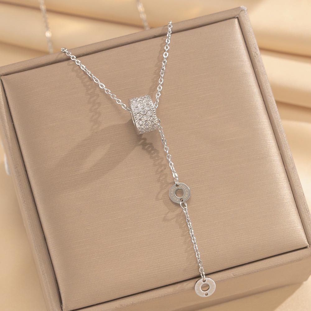 Elegant Titanium Steel Necklace for Women - Light Luxury, Simple, Versatile Design