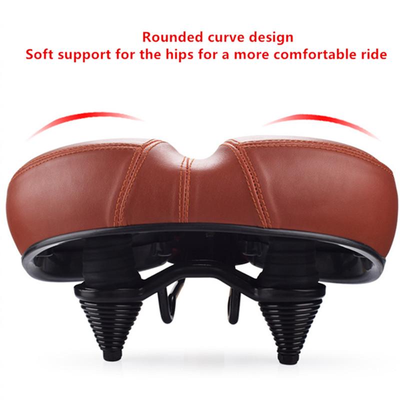 Weicher MTB-Sattel, verdickter Schwamm, Fahrradsattel, Langstrecken-Silikonsattel, Rennrad-Sitzkissen, Federdämpfung