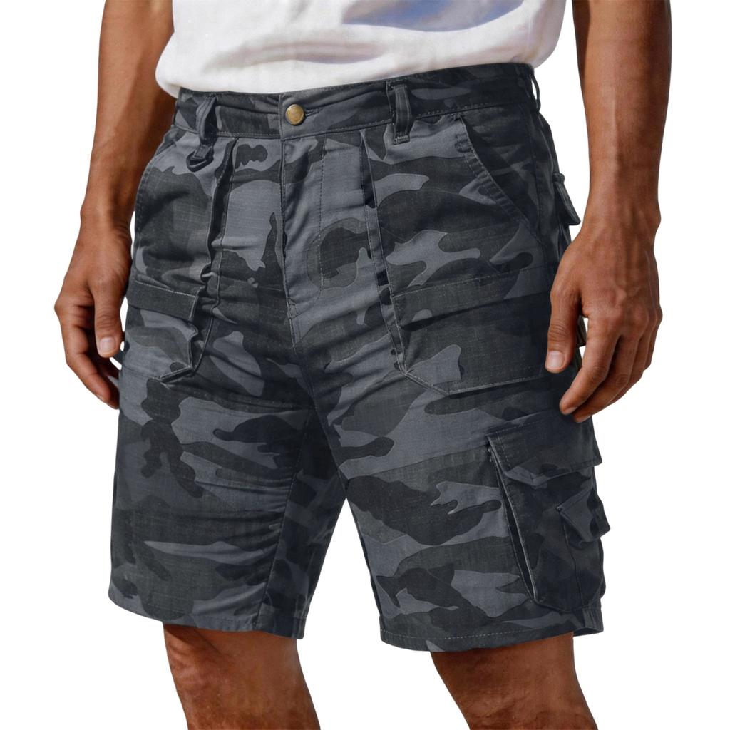Herren Tarn Cargo-Shorts mit mehreren Taschen Entspannte Passform Outdoor-Shorts für den täglichen Gebrauch Wandern Arbeit