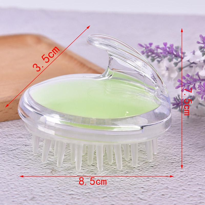 Silicone Head Body Massager Shampoo Scalp Massage Brush Hair Washing Comb Body