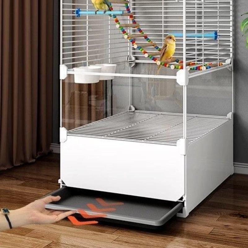 Large Bird Cages Safety Parrot Kiwi Birds Iron Net Cage Canaries Parrots Small Animals House Indoor Outdoor Aviary Birds' Cage