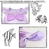 [monoii] Princess Dress with Headband, Kids One Piece, Girls, Snow Queen, Rapunzel and Ariel, Halloween Costume, d767