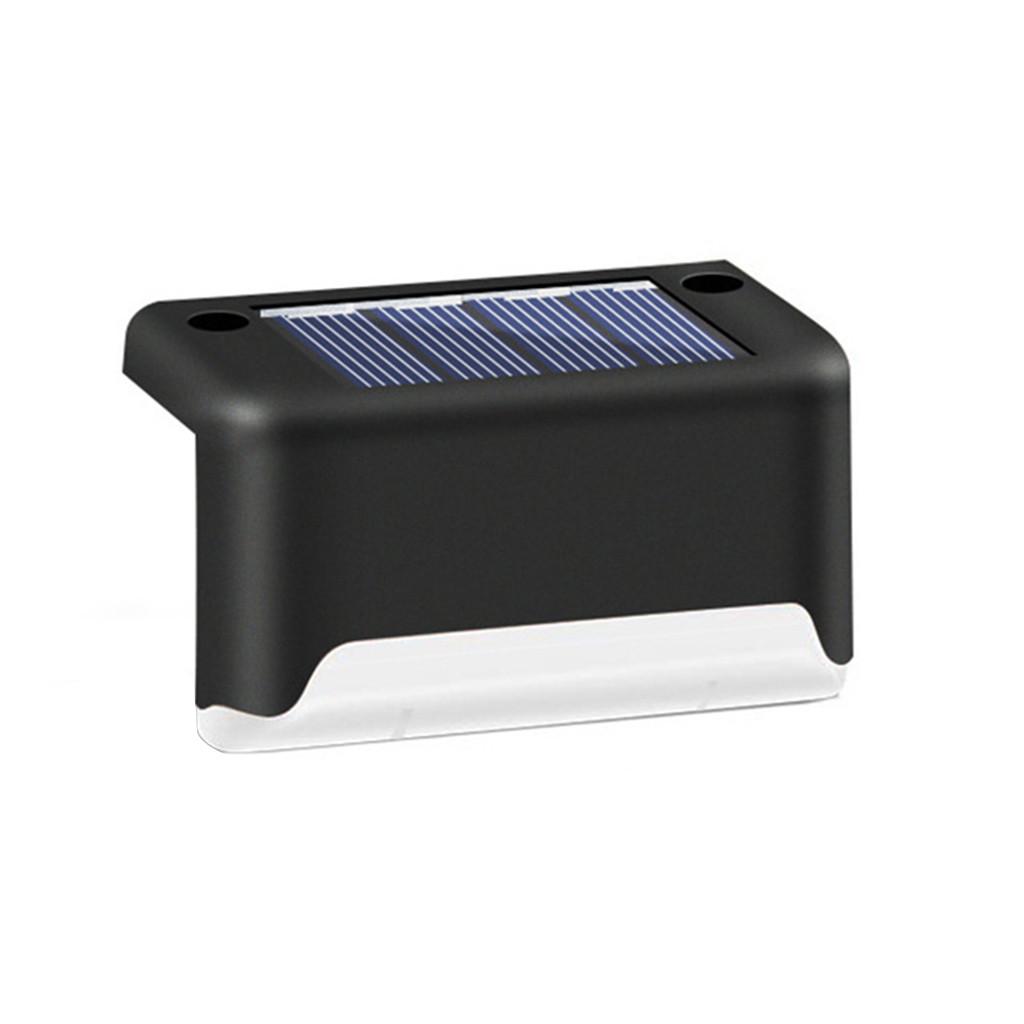 

Солнечная садовая лампа Ramidos, светодиодная лампа для лестницы, ограждения, ступенчатого освещения, уличная водонепроницаемая лампа One Size чёрный