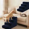 Folding Pet Stairs for Small Dogs & Cats Portable Pet Steps for Sofa & High Bed Access | Lightweight Step Ladder for Senior Dogs