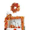 5.7FT Artificial Maple Leaf Garland Hanging Vines Maple Leaf Autumn Garland Wedding Thanksgiving Dinner Party Fireplace Decor