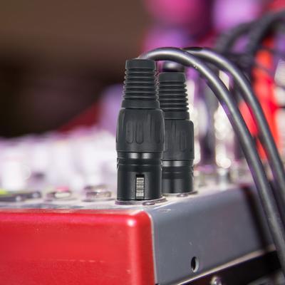 Câble de Signal DMX512 1M/3,3 pieds, câble Canon/câble de Microphone/câble de Microphone, câble XLR noir