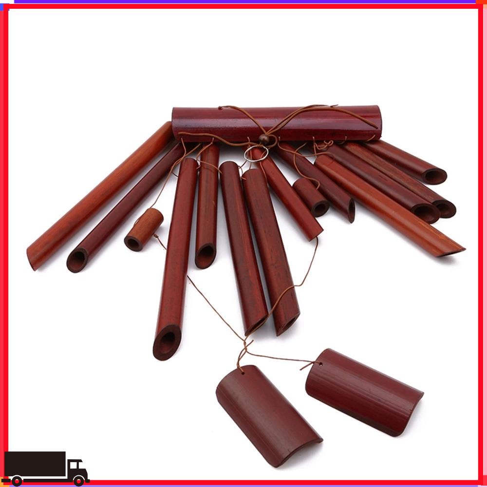 Premium Wooden Wind Bells Creative Living Room Large Bamboo Wind Chimes Ornaments Girls Bedroom Pendant Craft Gift Home Decor